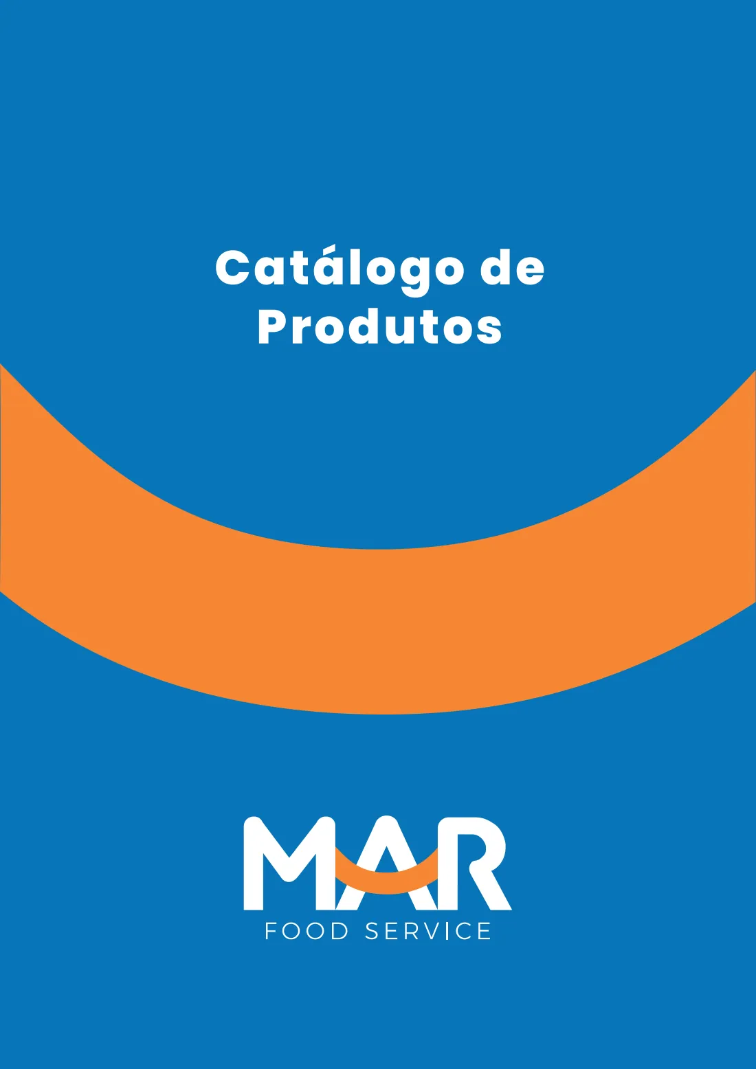 Capa do Catálogo MAR Food Service